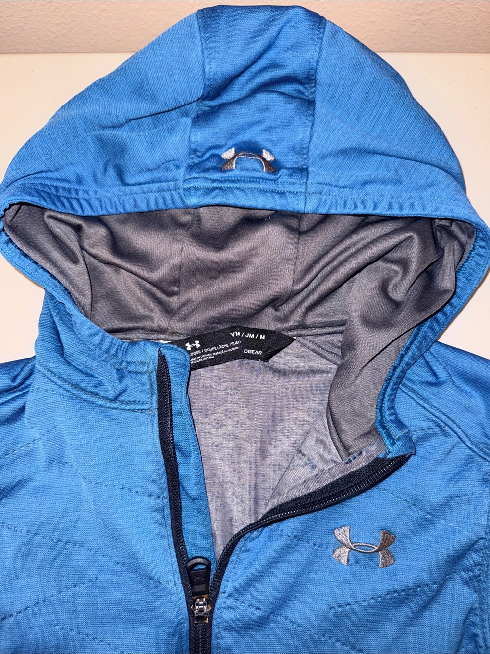 Under Armour Kids Blue Hooded Active Jacket